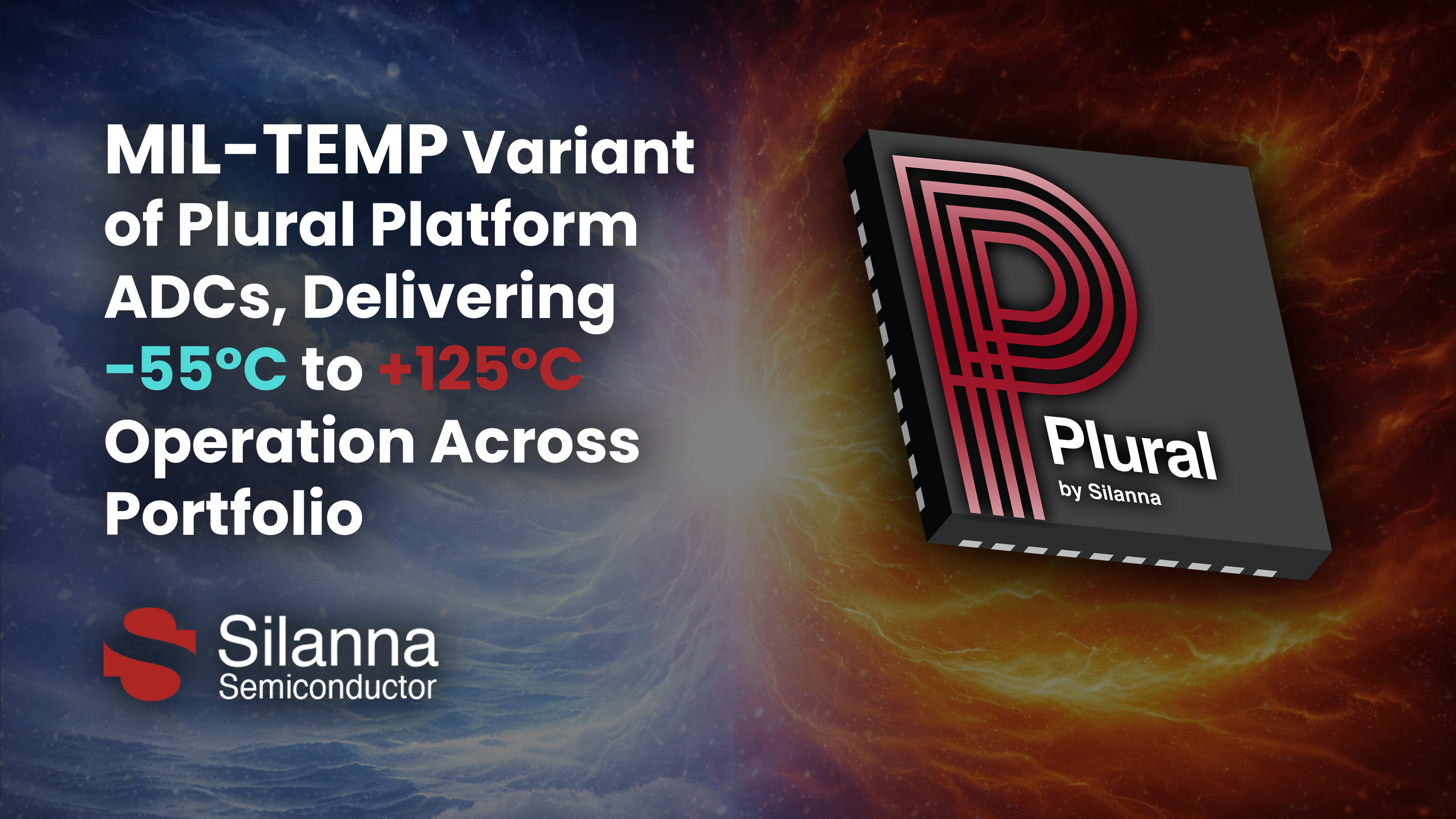 Silanna Announces MIL-TEMP Variant of Plural Platform ADCs, Delivering −55°C to +125°C Operation Across Portfolio